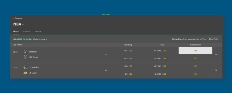 Jogos Disponiveis Nba 1