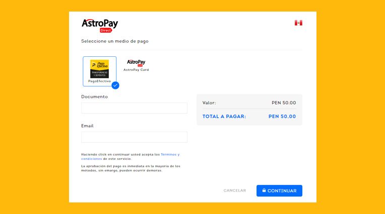 Como depositar en Betfair en soles peruanos