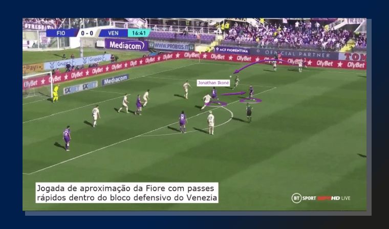 Primeira Grande Chance Criada Pela Fiorentina