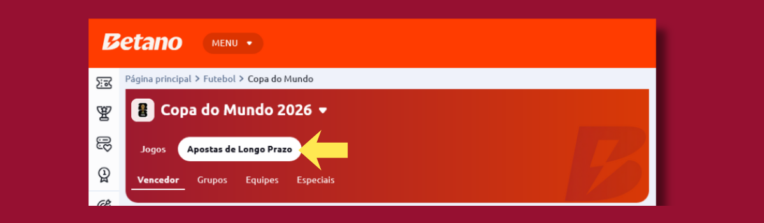Como apostar nos grupos da Copa do Mundo 2026?