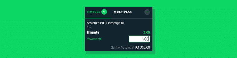 Confirmar Aposta