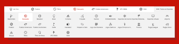 Cobertura de esportes