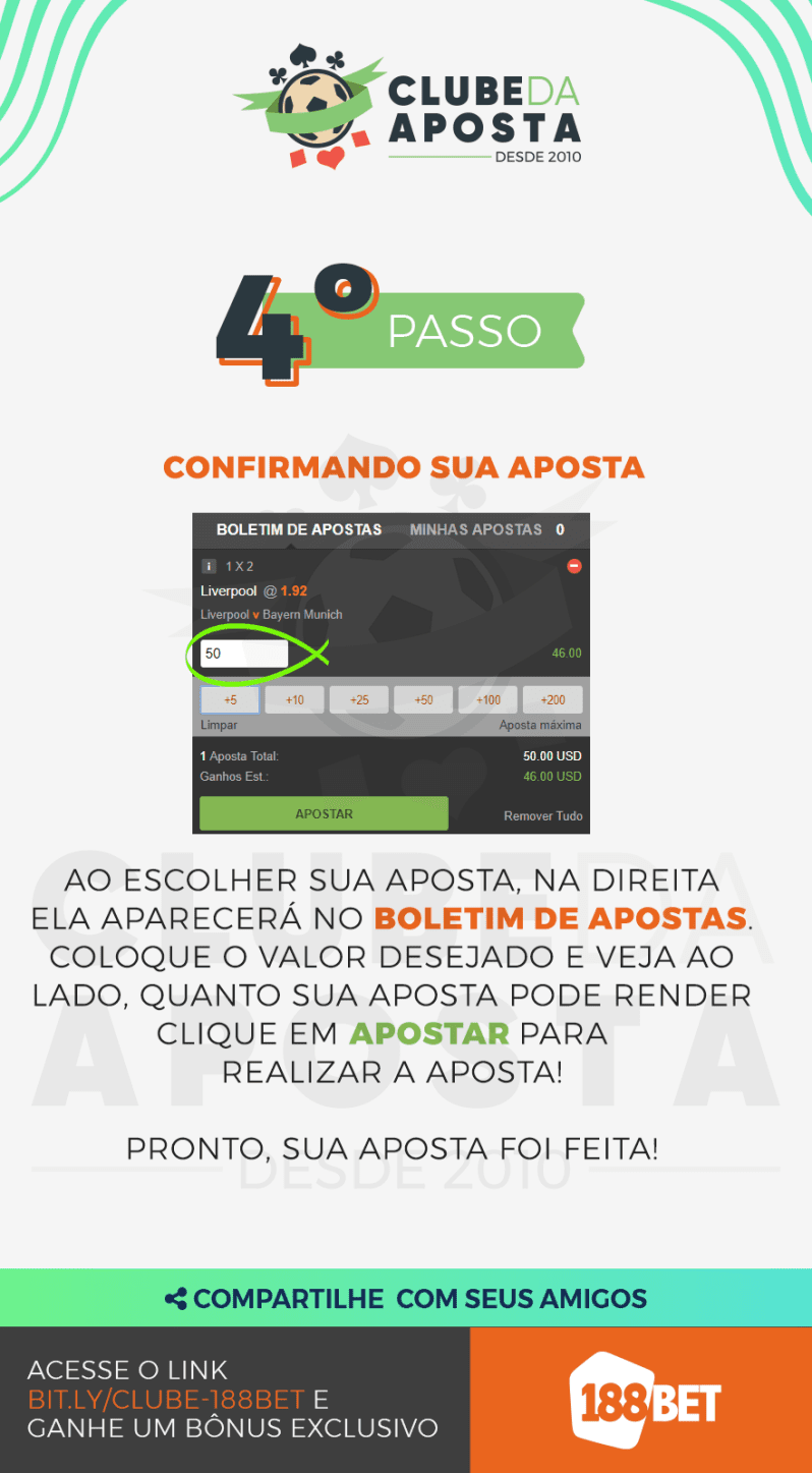 04 Como Apostar Na 188bet Em 6 Passos