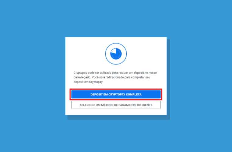Pinnacle Pop Up Perguntando Depositar Bitcoins