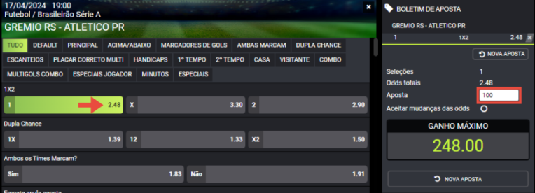 F12 Bet Esportes Futebol Brasileirao Aposta