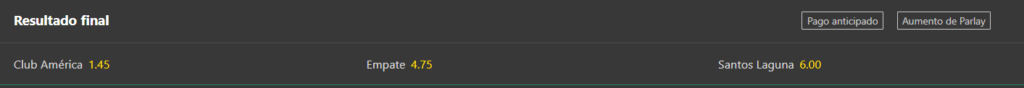 Imagem da análise da Bet365