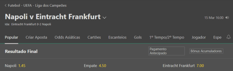 Bet365 HTFT 01