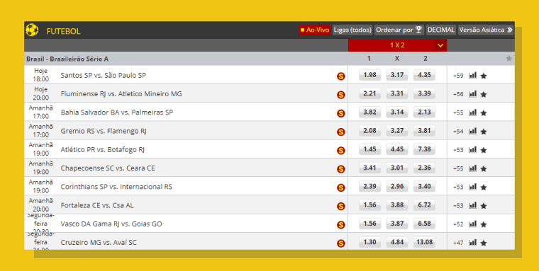 Jogos Disponiveis Competicao
