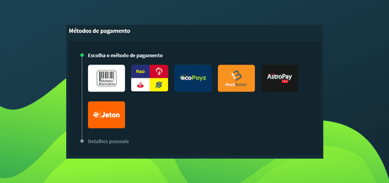 Escolhendo O Metodo De Deposito Na Sportsbet