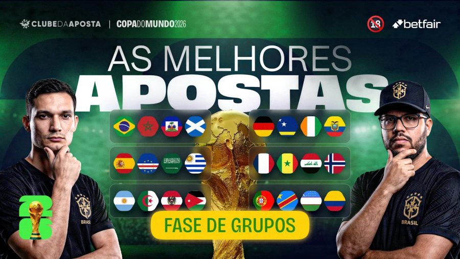 Palpites Copa do Mundo 2026: melhores apostas por grupo