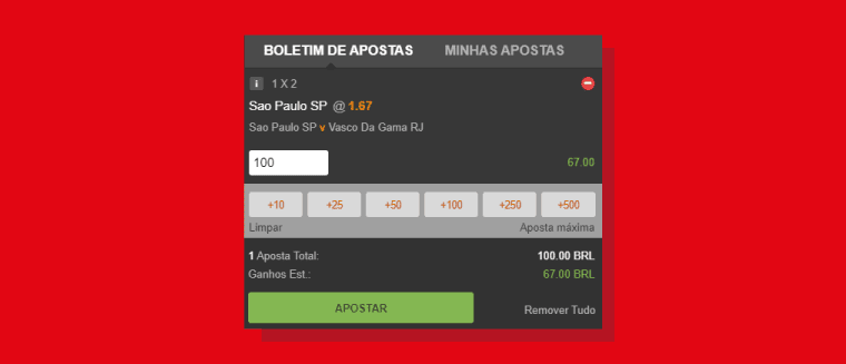 Botao Verde Apostar Sp