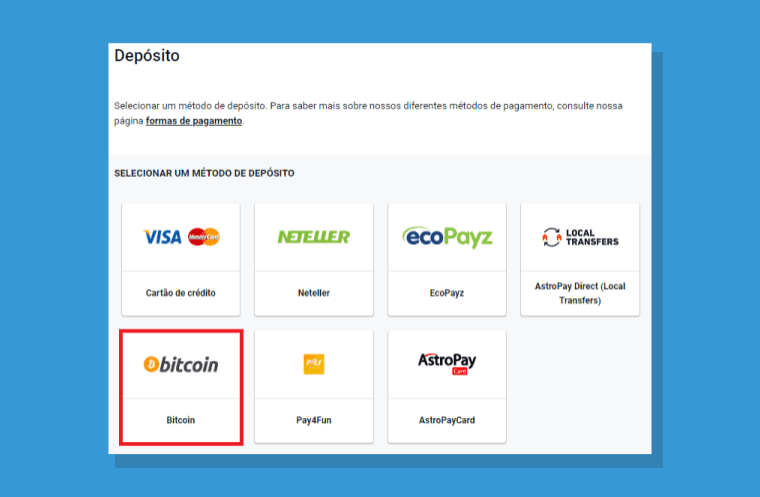 Sete Opcoes Depositar