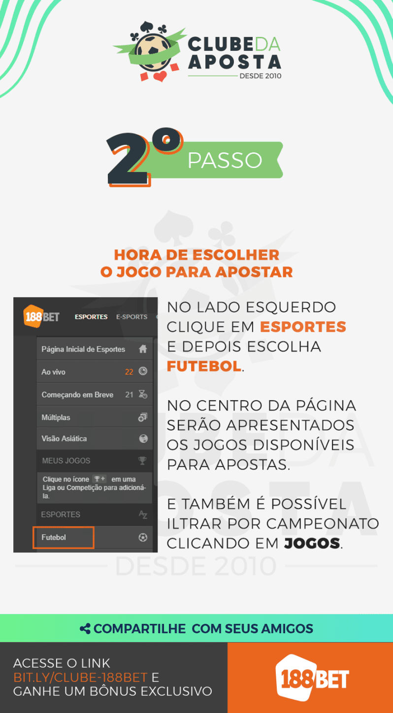 02 Como Apostar Na 188bet Em 6 Passos