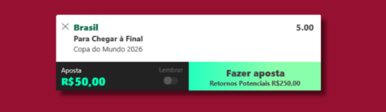 Apostas na Final da Copa do Mundo 2026 • Como apostar nos finalistas do Mundial?