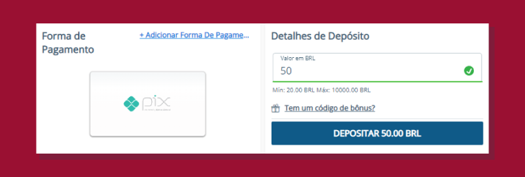 Valor Depositado