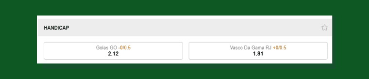 Handicap Asiatico Goias