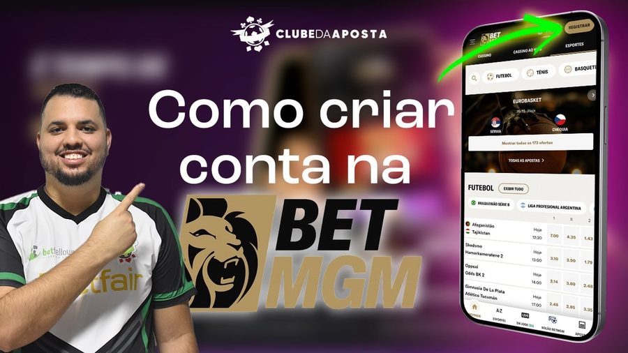 Como criar conta na BetMGM?