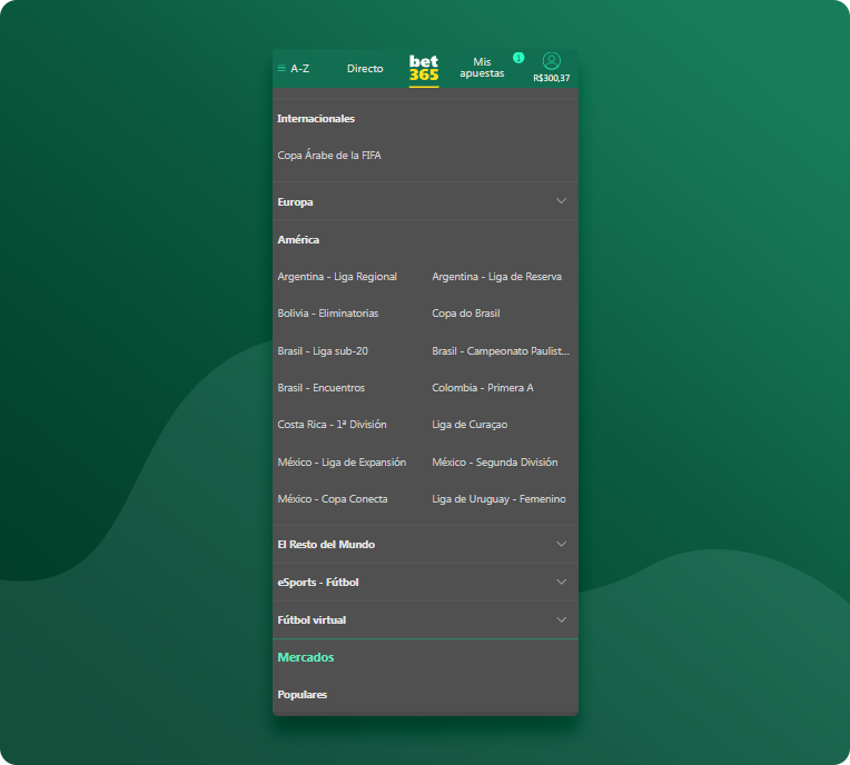 App Bet365 México ahora y obtén un bono del 100%
