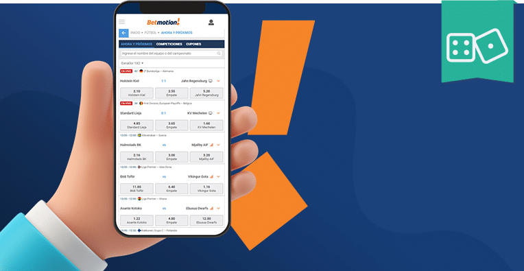 Aplicación Betmotion APK