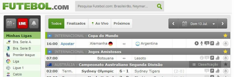 Site Bolao Futebol 1