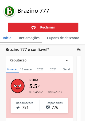 Imagem da análise da Brazino777