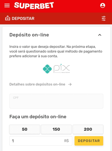 Como criar conta na Superbet?