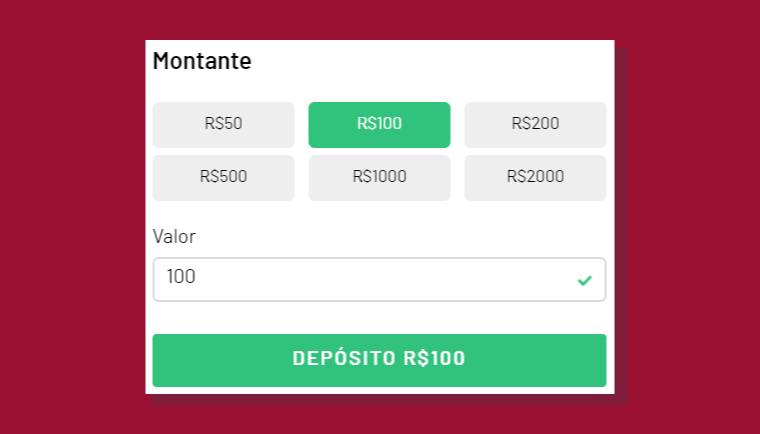 Informar Valor Deposito Kto