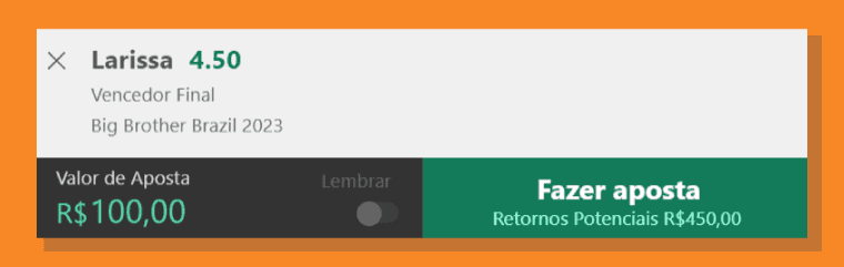 Preencher Valor Bbb