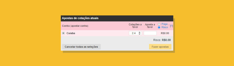 Aposta Lay Betfair Serie B