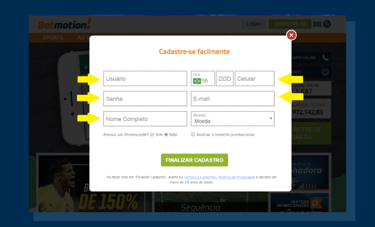 Preenchap Informacoes Pessoais