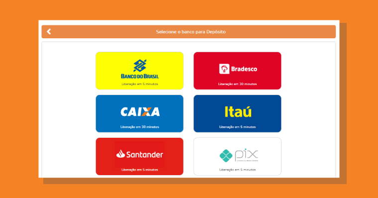 Escolhendo Banco Itau Depositar Betmotion