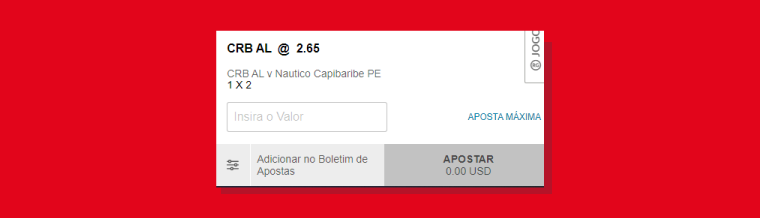 Finalizando Aposta Crb