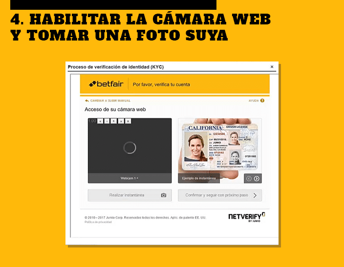 habiliatar la camara betfair - Apuestas Deportivas Betfair