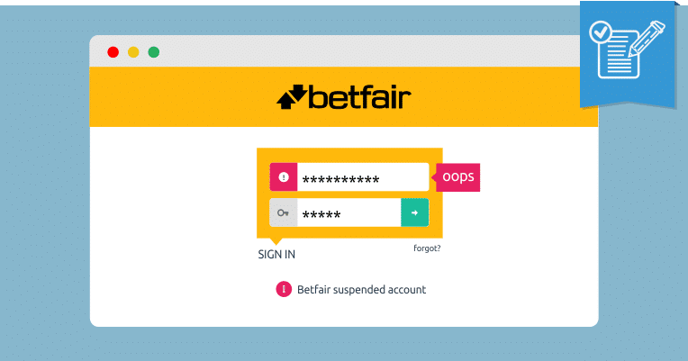 Betfair suspended account