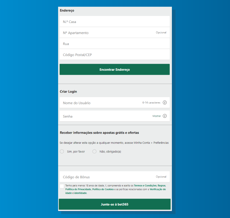 Informacoes Solicitadas Bet365