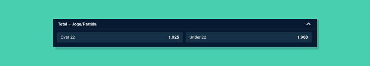 Total Games Over Under 1