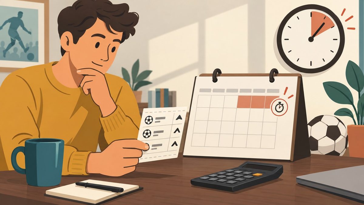 Calendario junto a una calculadora que representa el plazo de 30 días y la cuota mínima requerida.