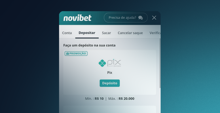 Passo a passo para participar da promoção das Odds Especiais da Novibet