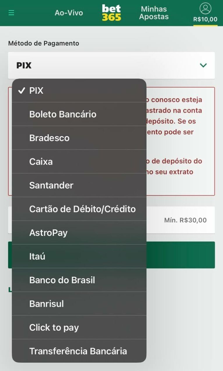 Como Depositar na Bet365: Métodos e Dicas