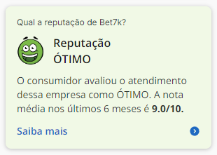 Imagem da análise da Bet7K é Confiável? Tudo Sobre a Casa de Apostas