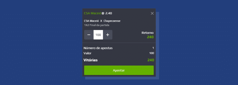 Boletim Apostas Aberto