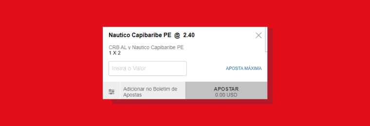 Boletim Apostas Nautico