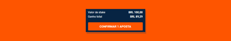 Confirmado uma aposta