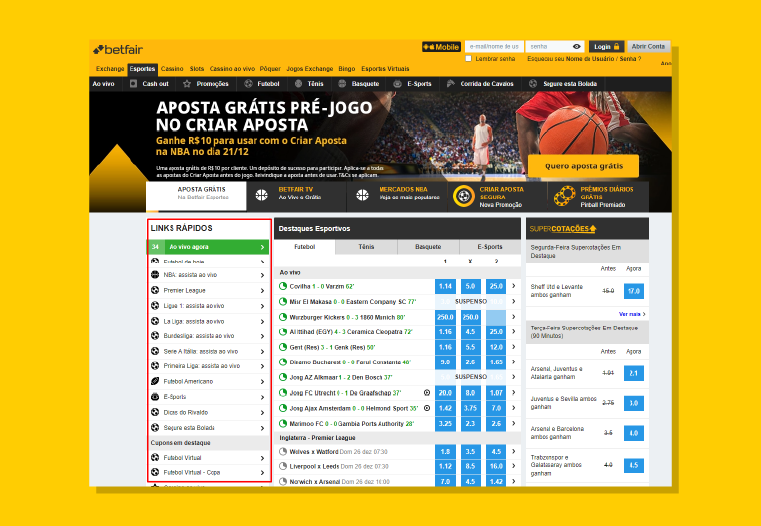 Apostas Múltiplas na Betfair: Como Funcionam