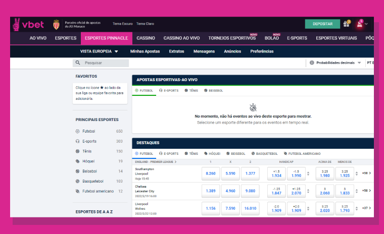A navegação é um pouco poluída, mas o layout compensa