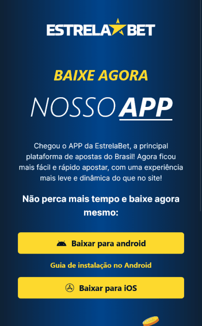 Estrela Bet app: aposte de forma fácil com o aplicativo de celular