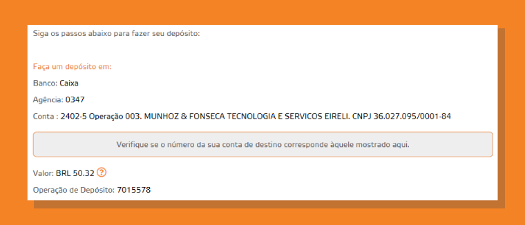 Dados Transferencia Bancaria Betmotion