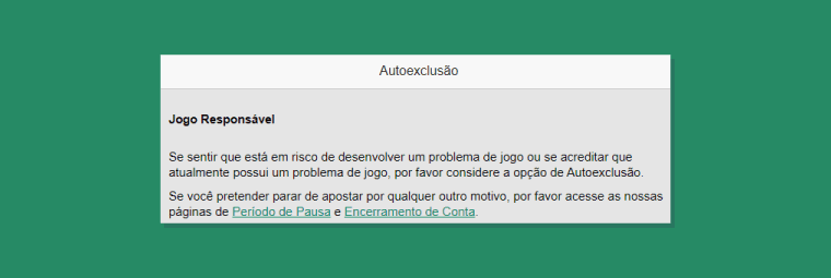 Autoexclusao Bet365