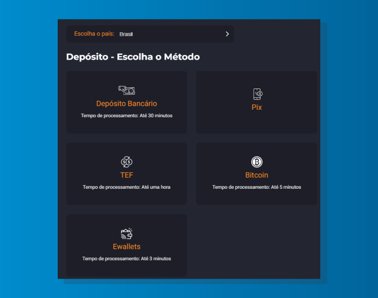 Formas Depositos Oferecidas Betmotion