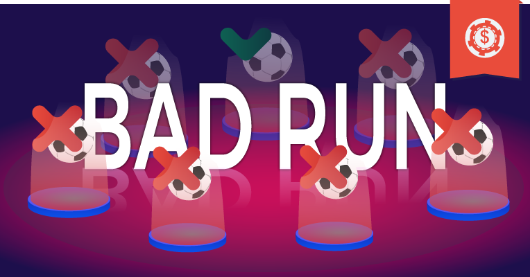 Bad run ou más escolhas: como analisar uma sequência negativa nas apostas esportivas
